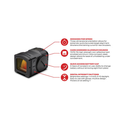 Aimpoint Acro P2 - Red Dot Reflex Sight  w/ Fully Enclosed Body & 5 Year Battery Life