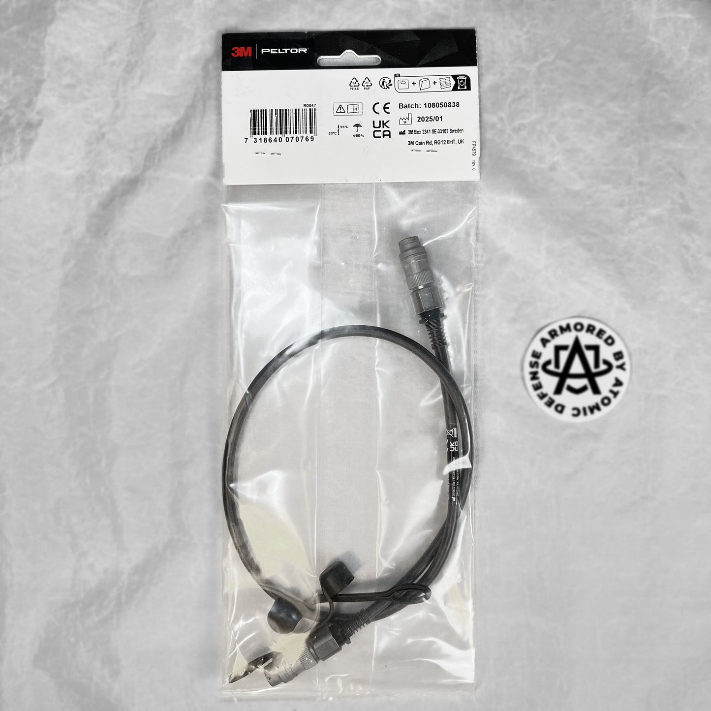 3M Peltor SCU-300 Comms Cables - For ANY Radio