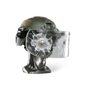 Ballistic Helmet with Face Shield - NIJ Level IIIA+