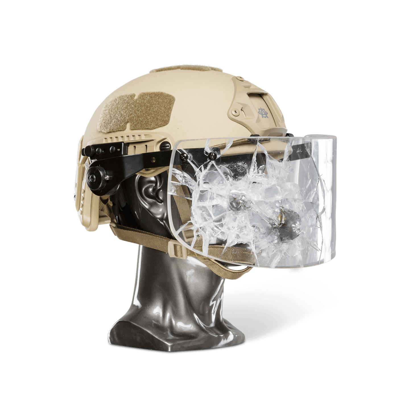 Ballistic Helmet with Face Shield - NIJ Level IIIA+