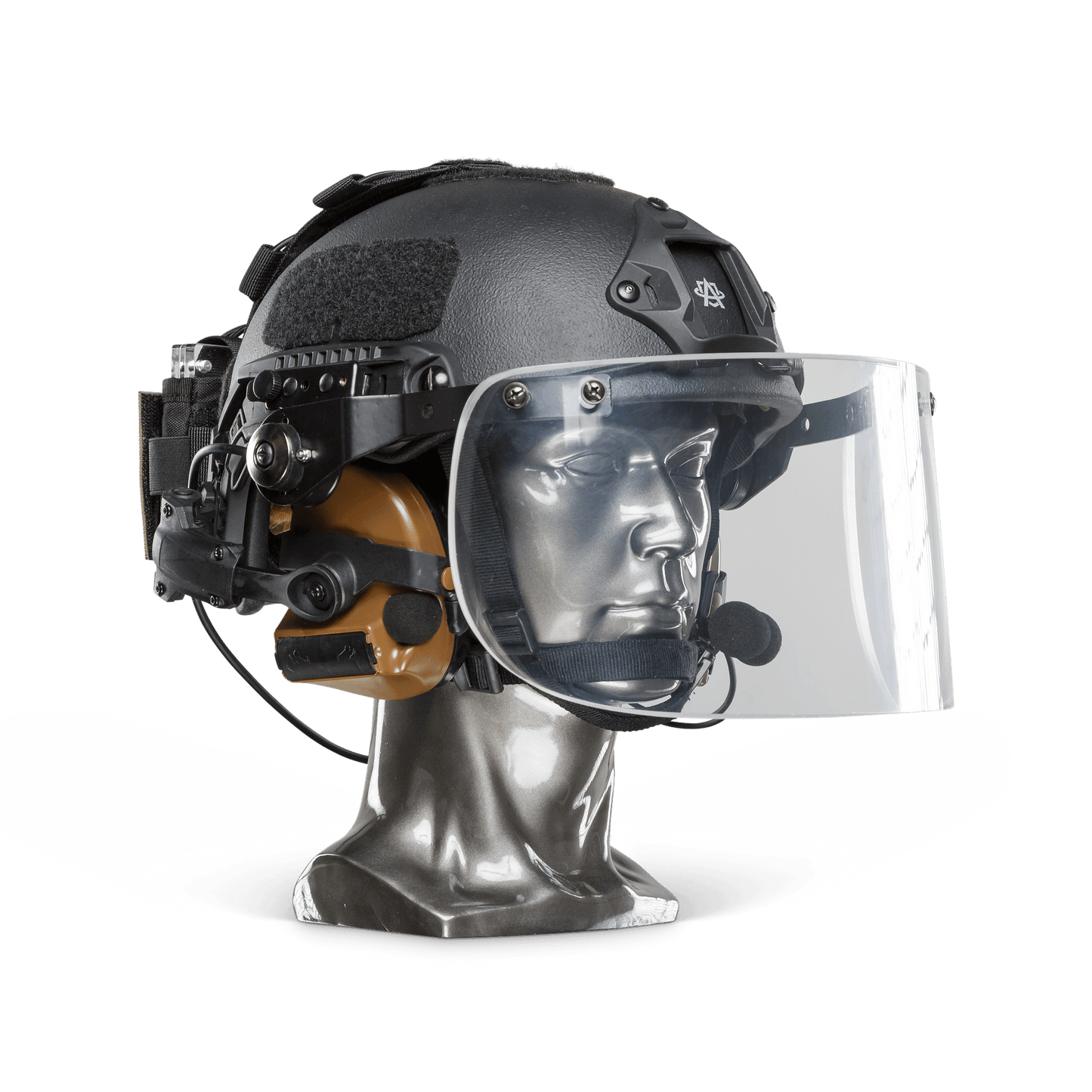 Ballistic Helmet with Face Shield - NIJ Level IIIA+