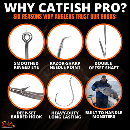 Double Offset Circle Hooks 7/0 - Value Pack