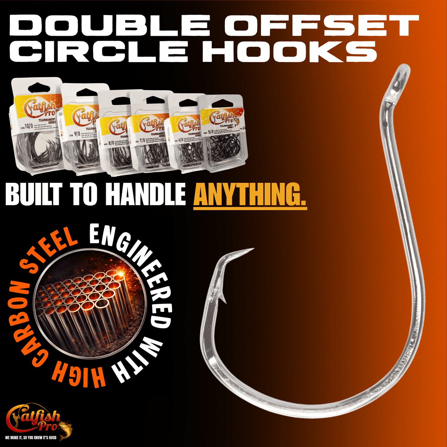 Double Offset Circle Hooks 8/0 - Value Pack