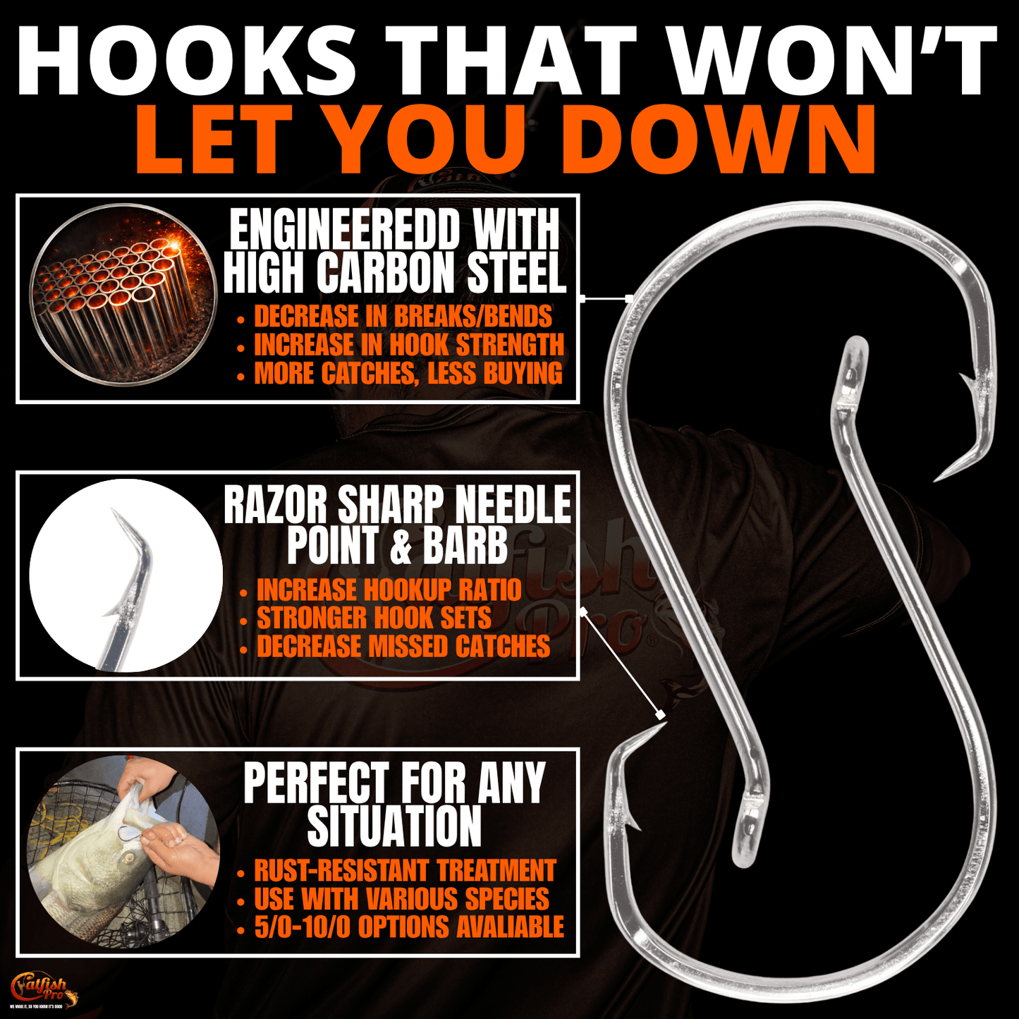 Double Offset Circle Hooks 9/0