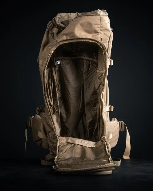 Eberlestock Brute 6500 Pack - 105L Capacity for 10-Day Missions - Pain-Free Heavy Carry System