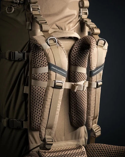 Eberlestock Brute 6500 Pack - 105L Capacity for 10-Day Missions - Pain-Free Heavy Carry System