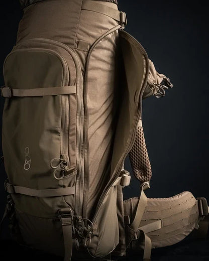 Eberlestock Brute 6500 Pack - 105L Capacity for 10-Day Missions - Pain-Free Heavy Carry System
