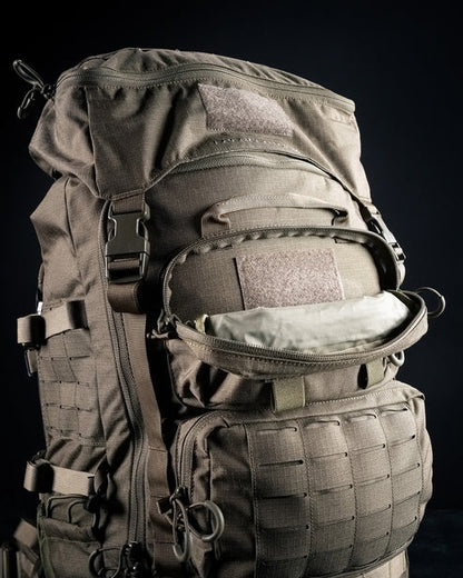 Eberlestock Mission Ruck Pack - Massive 80L Capacity & Radio-Ready Cable Routing - Full Modularity for Custom Gear Attachments