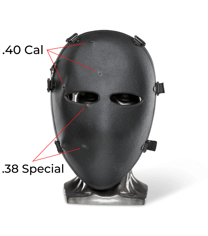 CQCM™ Full Face Bulletproof Mask - NIJ Level IIIA+