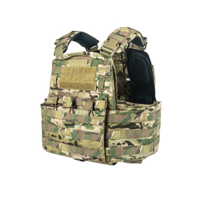 Crye CPC - Cage Plate Carrier w/ Doffing System, Mag, Radio & Admin Pouches (Like-New)