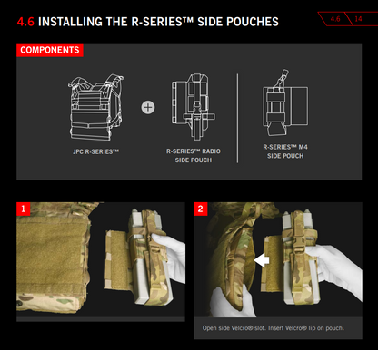Crye Precision R-Series Radio Side Pouch (Like-New)