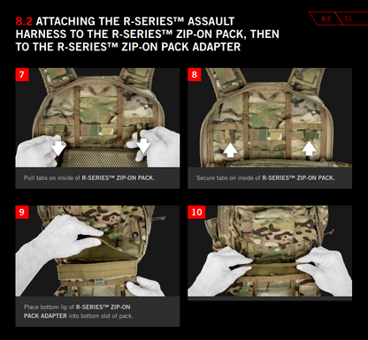 Crye Precision R-Series Zip-On Pack (Like-New)