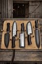 Damascus Kitchen Knives Set – Premium Chef Knives Wenge Wood Handles