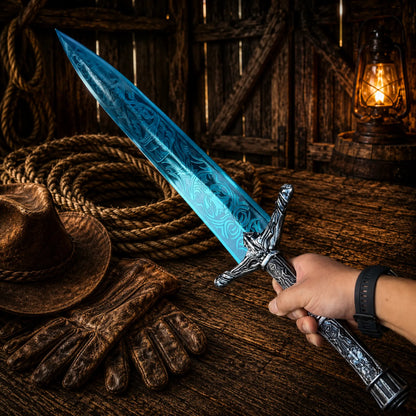 Moonlight Greatsword Sword – Full Metal Dark Moon Blade 39"
