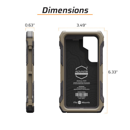 Galaxy S25 ADVNTR Phone Case - Made in USA