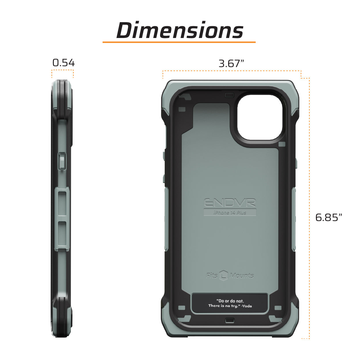 iPhone 14+ (Plus) ENDVR Phone Case - Made in USA