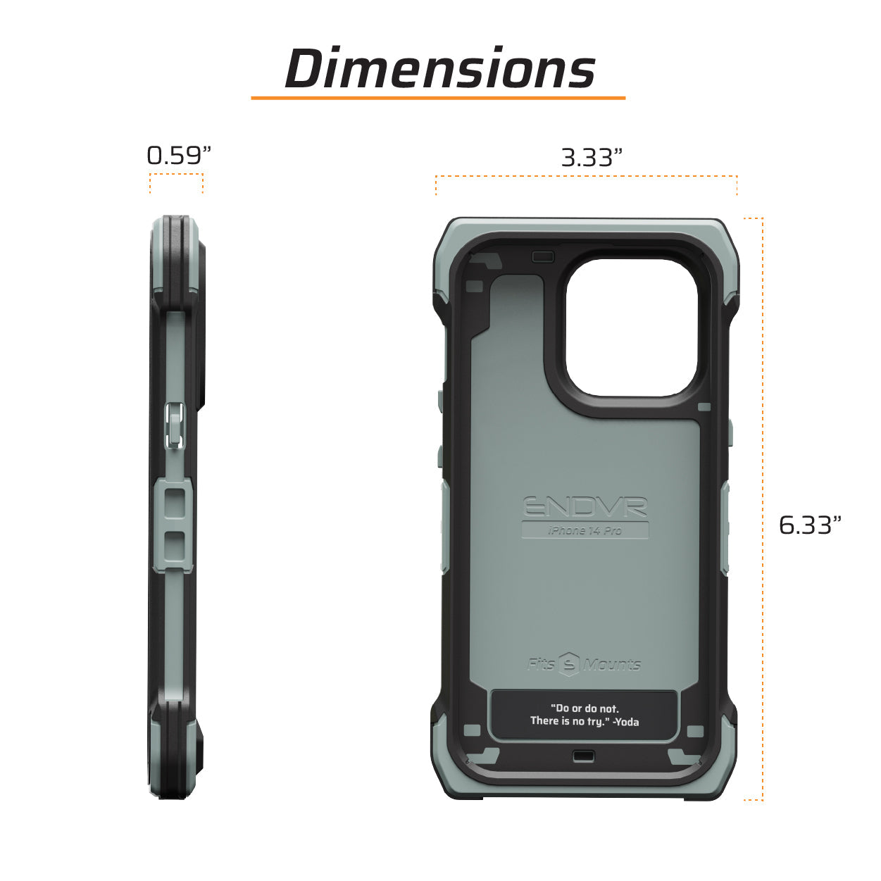 iPhone 14 Pro ENDVR Phone Case - Made in USA