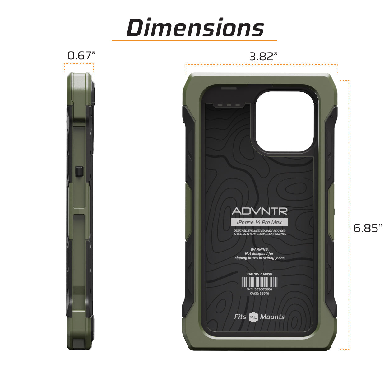 iPhone 14 Pro Max ADVNTR Phone Case - Made in USA