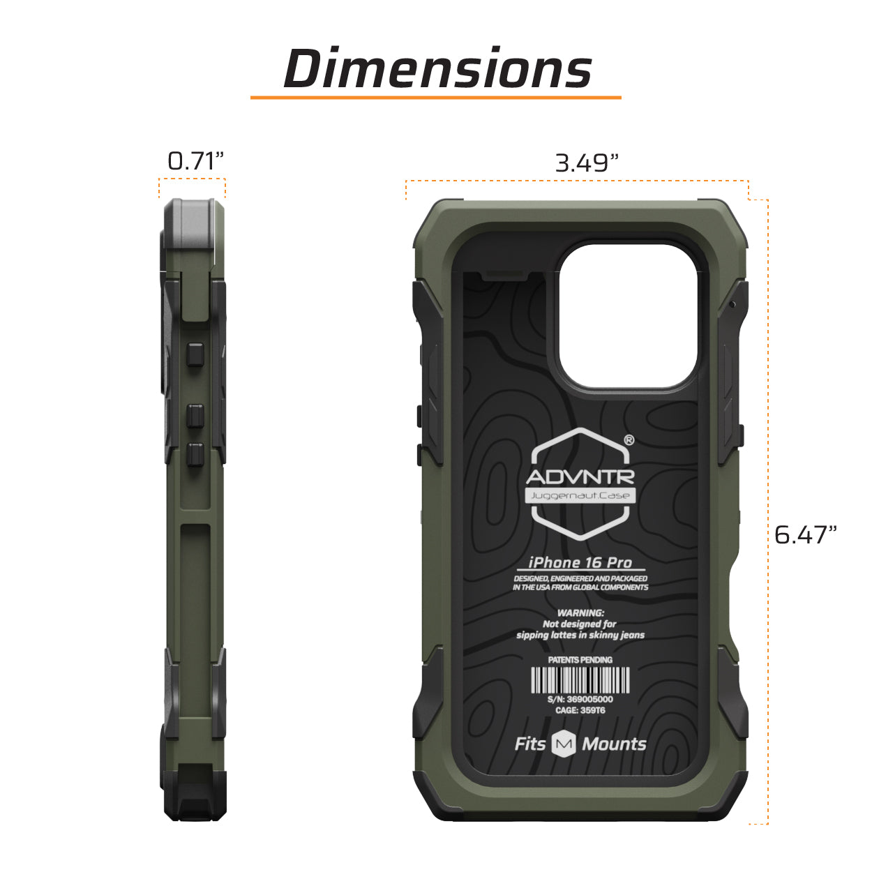 iPhone 16 Pro ADVNTR Phone Case - Made in USA