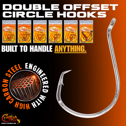 Double Offset Circle Hooks 5/0