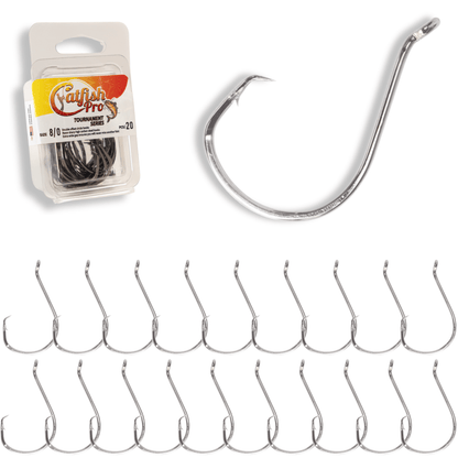 Double Offset Circle Hooks 8/0 - Value Pack