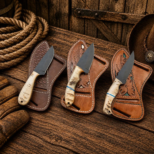 Dutton Ranch Collection for Sale – D2 Powder Coated Cowboy Carry Knives