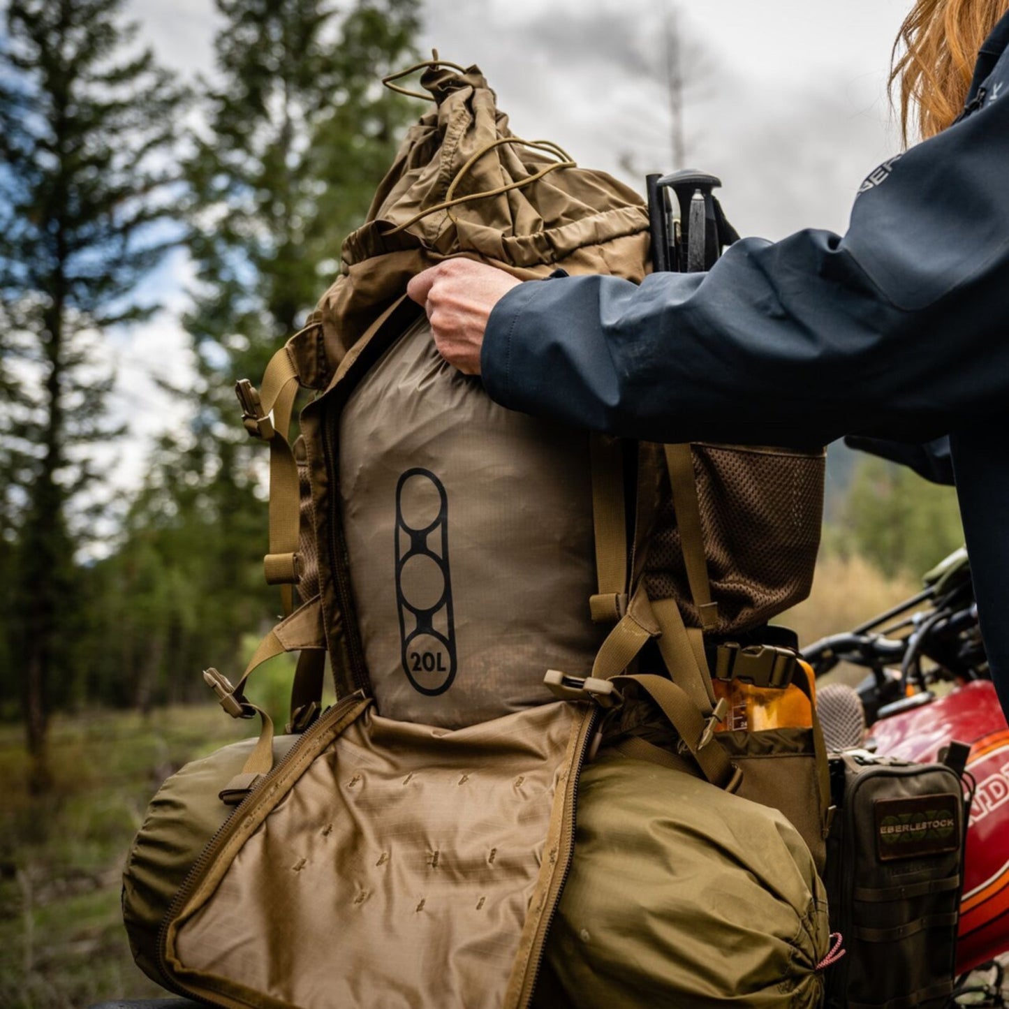Eberlestock Destroyer - 63-Liter Mountaineering Backpack - Hydration Ready