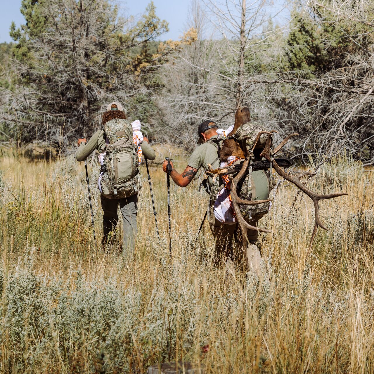 Eberlestock Team Elk Pack - Lightweight Hunting Pack w/ Rifle Scabbard