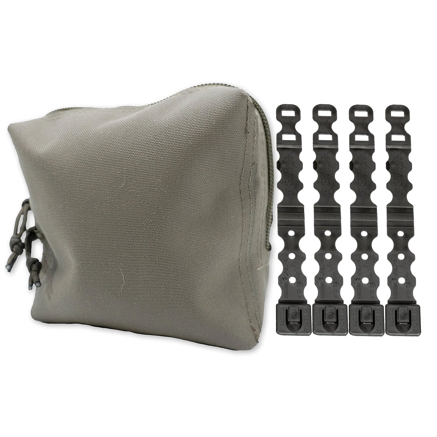 Esstac Medium GP Pouch - General Purpose - with 4 Malice Clips
