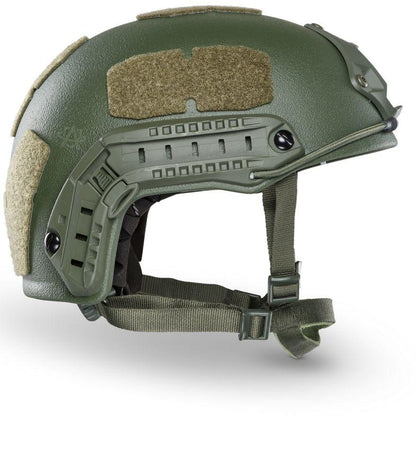 FAST High-Cut Ballistic Helmet - NIJ Level IIIA+ - Tan, Black, Green