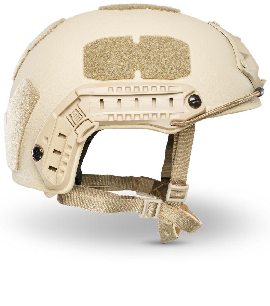FAST High-Cut Ballistic Helmet - NIJ Level IIIA+ - Tan, Black, Green