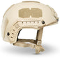 FAST High-Cut Ballistic Helmet - NIJ Level IIIA+ - Tan, Black, Green