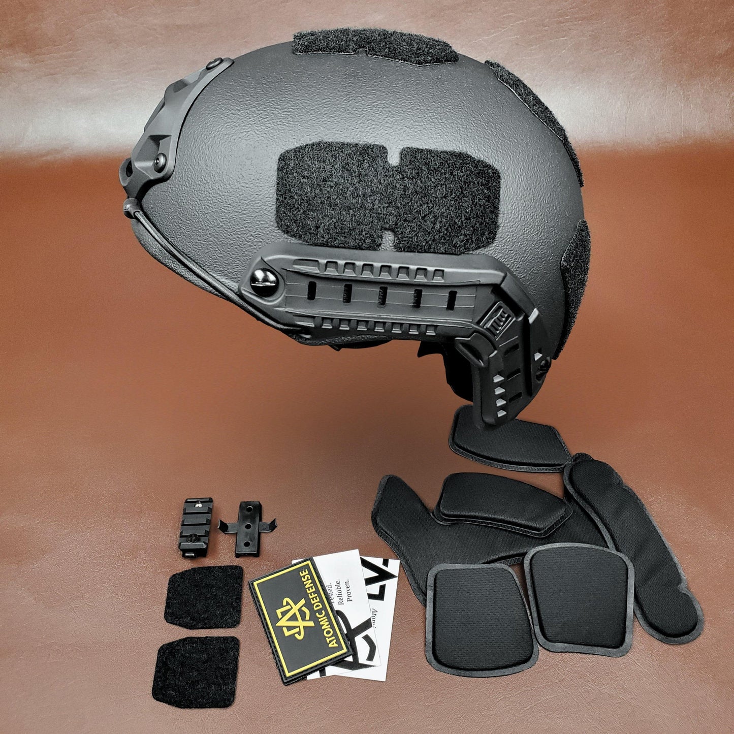 FAST High-Cut Ballistic Helmet - NIJ Level IIIA+ - Tan, Black, Green