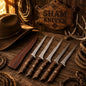 Fisherman’s Pride 5-Piece Handmade Damascus Fillet Knife Set