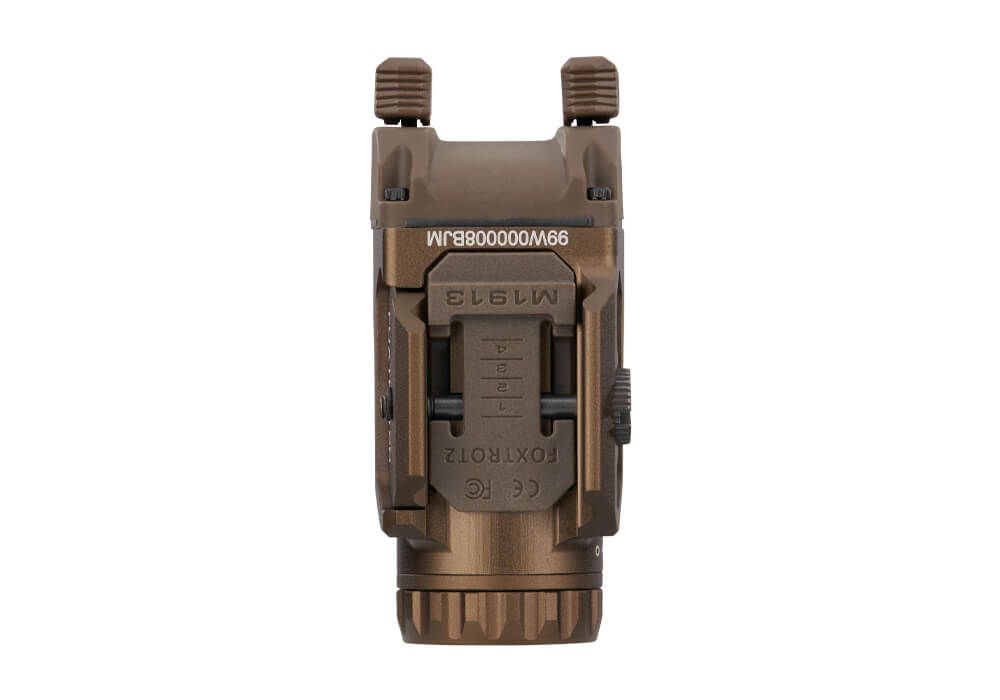 FOXTROT2R - 20,000 Candela WeaponLight w/ Dual-Fuel Power (Rechargeable or CR123A)