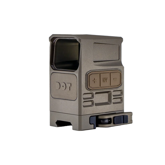 DOT EHS-1 - Holographic Sight 1 MOA / 65 MOA Reticle & Included 2.26" High Mount - Night Vision Ready & QD lever