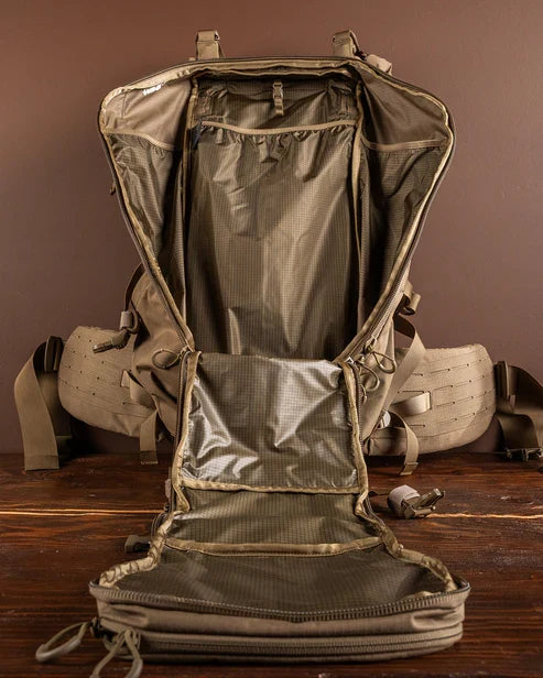 Eberlestock Brute 3500 - 60L Water-Repellent Hunting Pack - Balanced Carry for Heavy Payloads