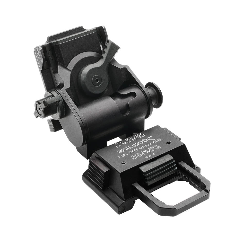 Wilcox G24 - Dovetail Mount for NVGs w/ Breakaway Safety for Neck Injury Prevention