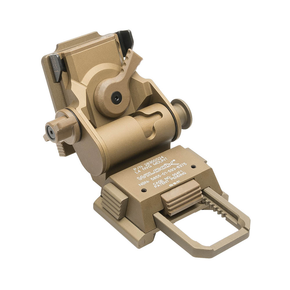 Wilcox G24 - Dovetail Mount for NVGs w/ Breakaway Safety for Neck Injury Prevention