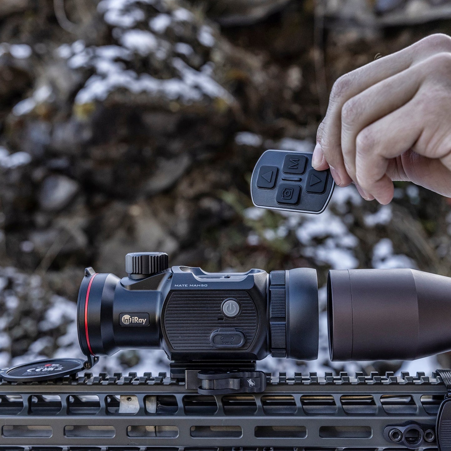 iRay Mate MAH50 - 50mm Clip-On Thermal w/ 2400 Yard Range