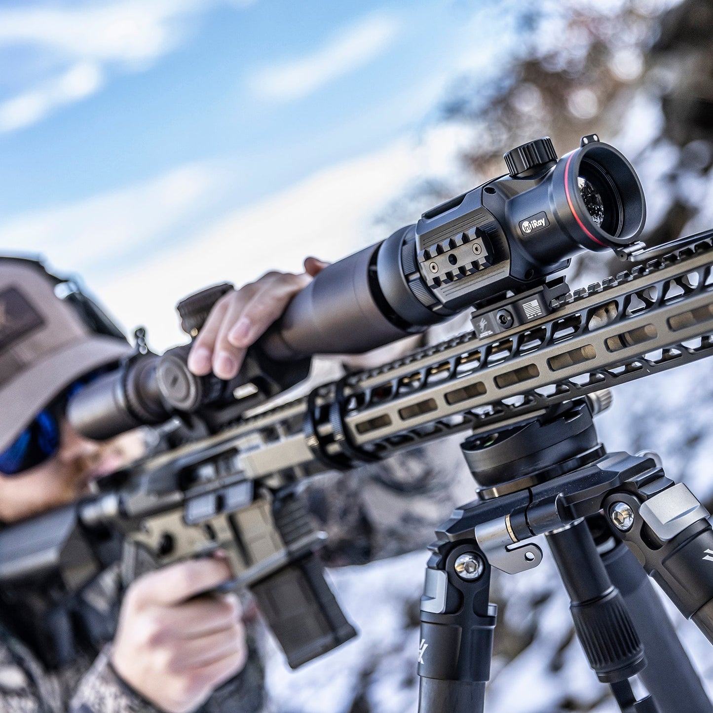 iRay Mate MAH50 - 50mm Clip-On Thermal w/ 2400 Yard Range