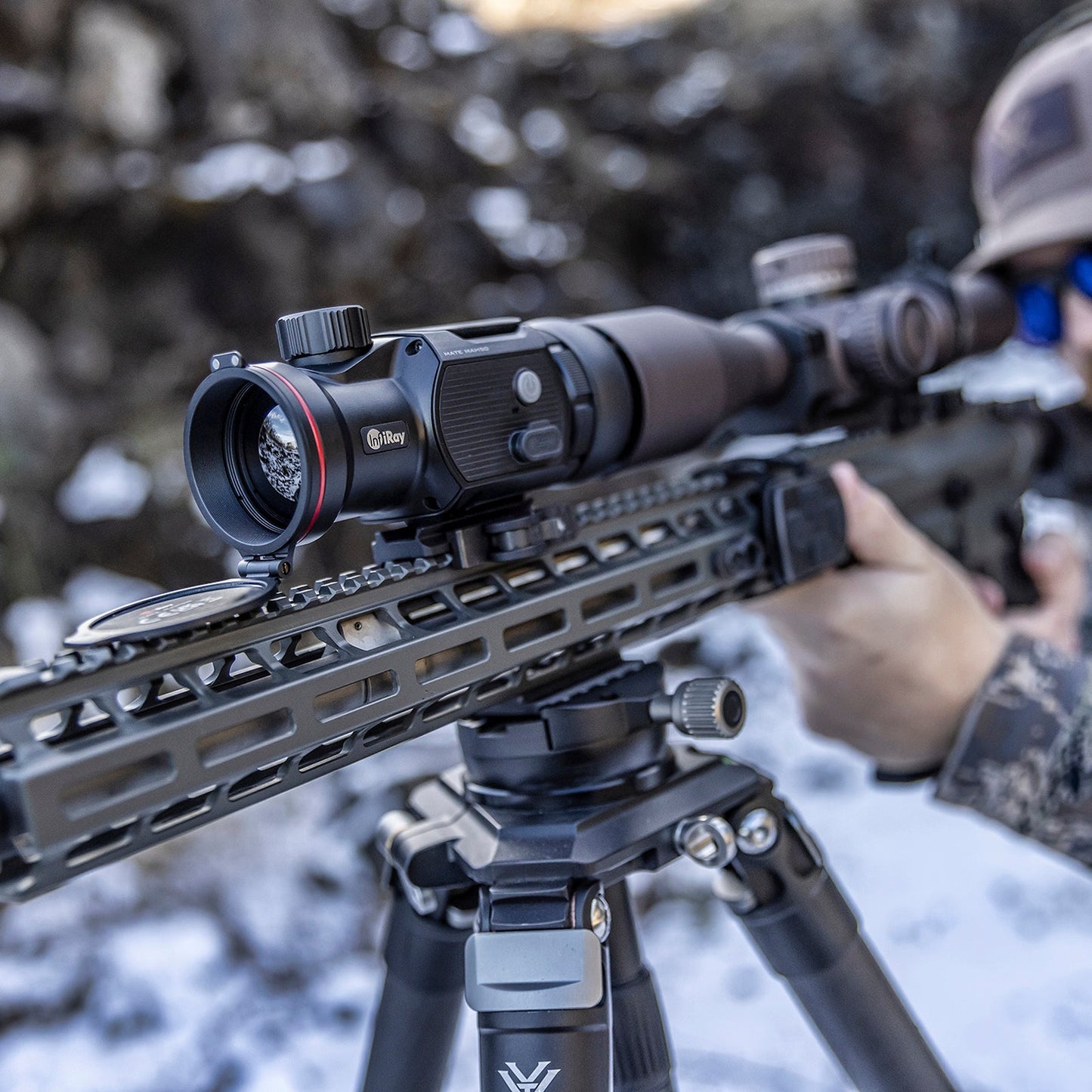 iRay Mate MAH50 - 50mm Clip-On Thermal w/ 2400 Yard Range