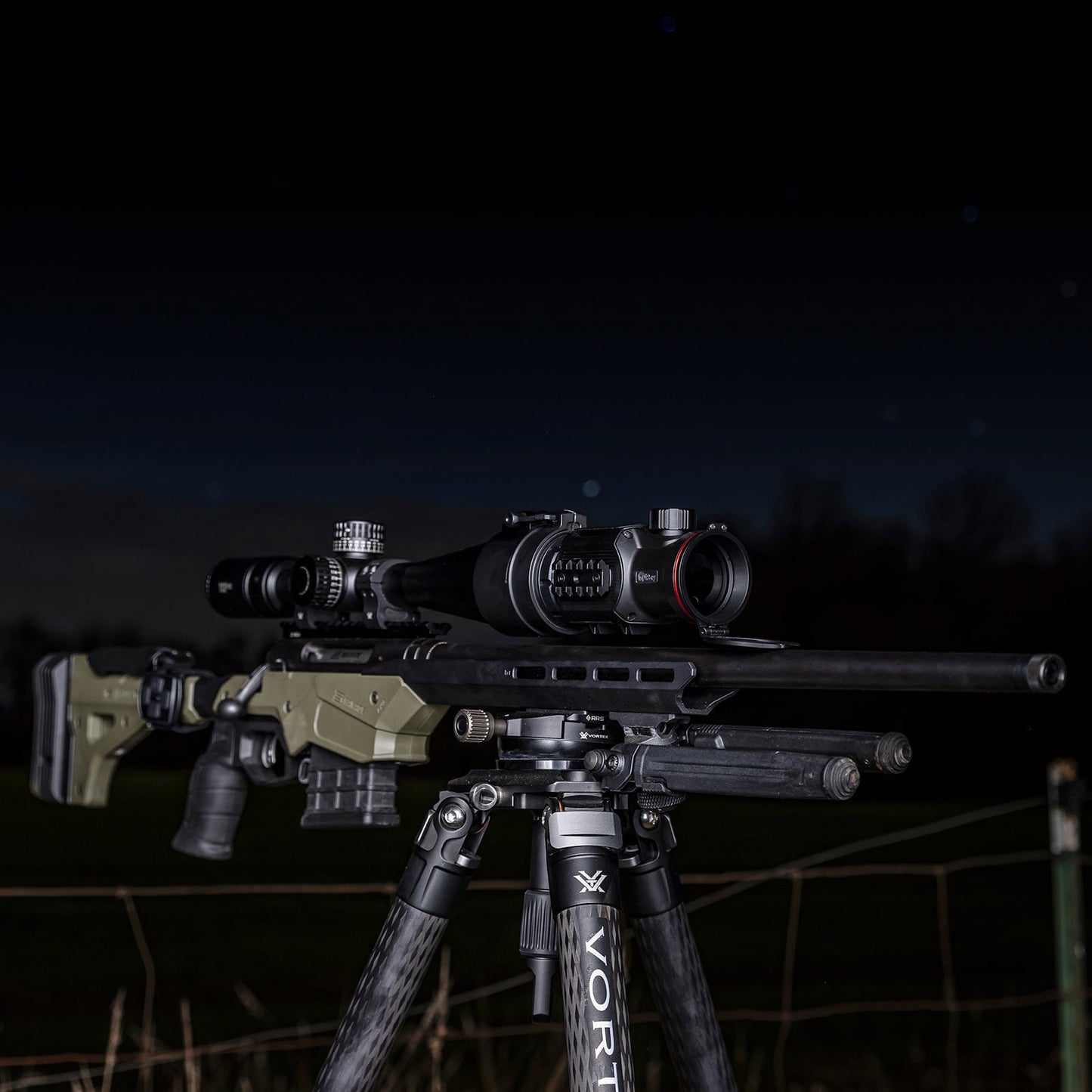 iRay Mate MAH50 - 50mm Clip-On Thermal w/ 2400 Yard Range