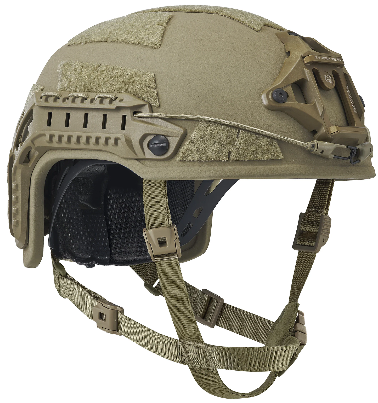 Galvion Caiman TL - Max Coverage High-Cut Helmet - Stops .357 SIG & .44 Magnum