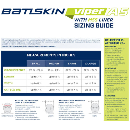 Galvion Viper A5 - High Cut Mission-Ready Plus - Aramid Helmet