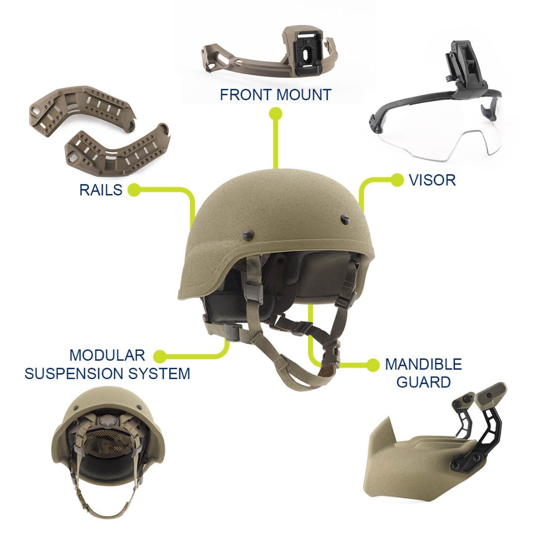 Galvion Viper Standard Visor - Clear Lens