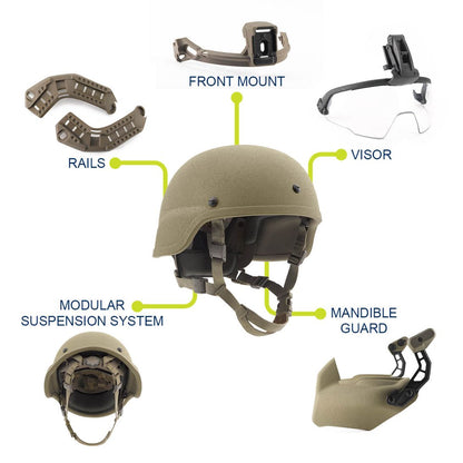 Galvion Viper Standard Visor - Clear Lens