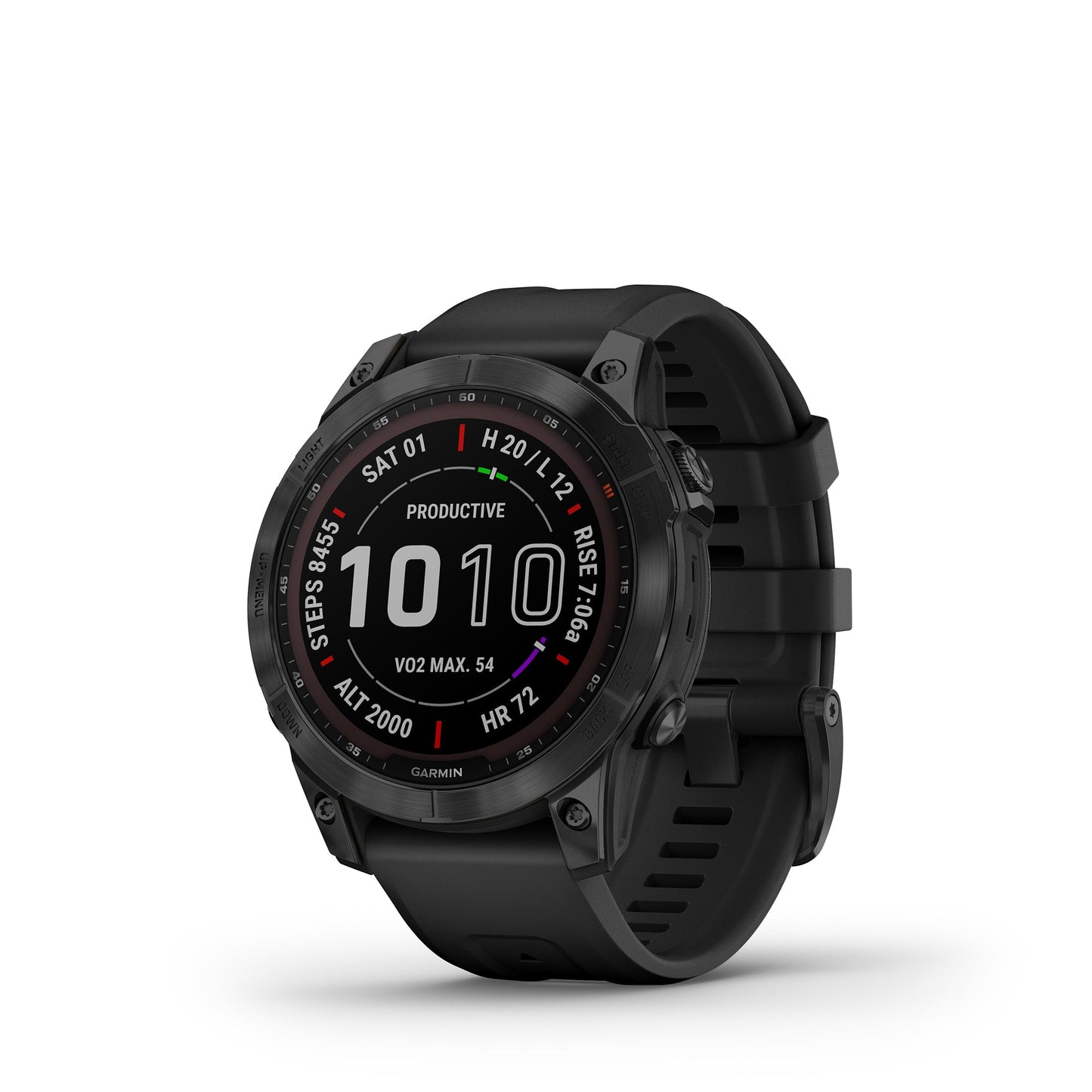 Garmin Fenix 7 Sapphire Solar - Solar Powered Smartwatch w/ Health Features
