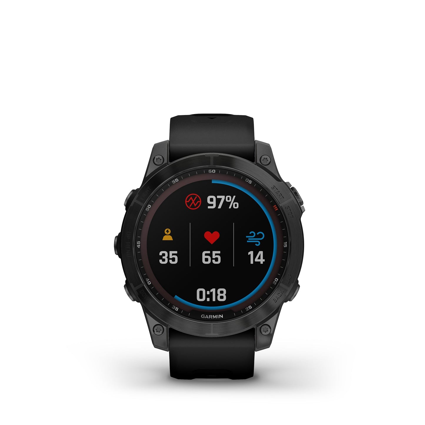 Garmin Fenix 7 Sapphire Solar - Solar Powered Smartwatch w/ Health Features