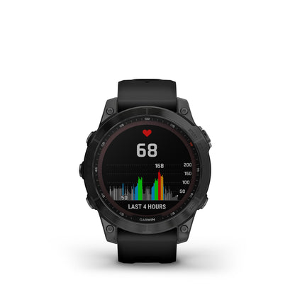 Garmin Fenix 7 Sapphire Solar - Solar Powered Smartwatch w/ Health Features